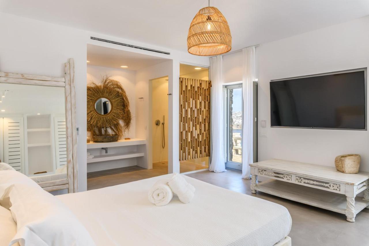 Villa Nerovino By Whitelist Mykonos Ornos  Bagian luar foto